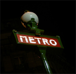 Metro Station Sign